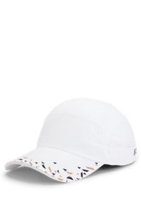 BOSS x Matteo Berrettini nylon cap with printed motif, White
