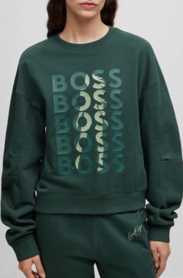 dark green crewneck