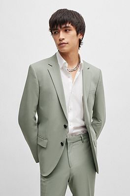 Green hugo deals boss suit