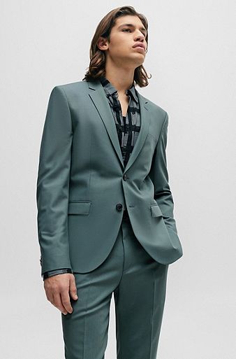グリーン スーツ for Men by HUGO BOSS | Slim, Tailored & Regular Fit