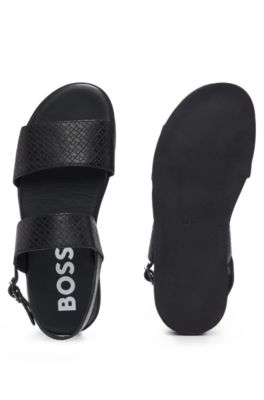 Top hugo boss leather flip flops Cheap Sale