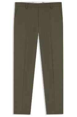 Modern-fit trousers in performance-stretch material