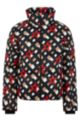 BOSS x Perfect Moment padded jacket with capsule branding, Black