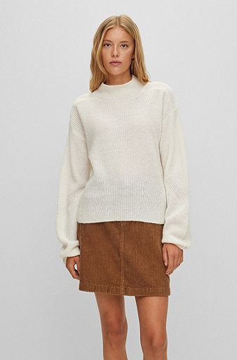 turtleneck white  Ladies turtleneck sweaters, Turtle neck, Sweater fashion