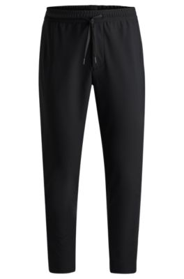 BOSS - Tapered-fit trousers in waterproof softshell material