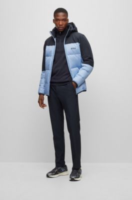 BOSS - Regular-Fit Hose aus wasserdichtem Softshell 