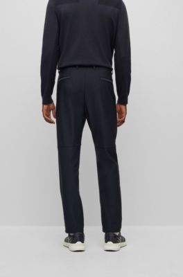 BOSS - Regular-Fit Hose aus wasserdichtem Softshell 