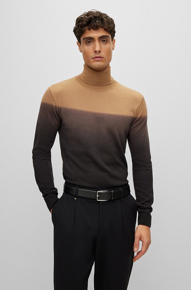 HUGO BOSS Turtleneck Sweaters – Elaborate designs