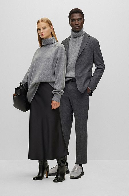 Grey Turtleneck Outfits For Men (1052+ ideas & outfits)