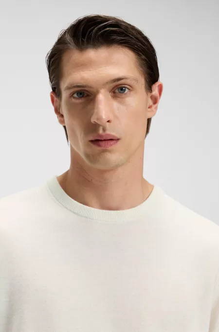 Regular-fit sweater in cashmere