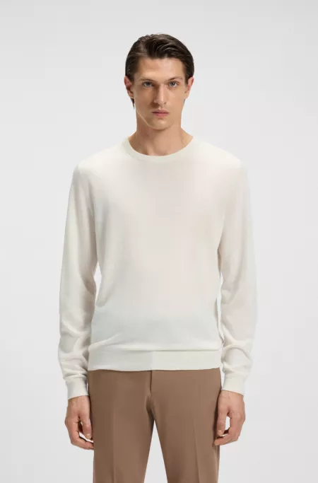 Regular-fit sweater in cashmere