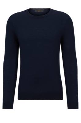 Hugo Boss Regular-fit Sweater In Responsible Cashmere