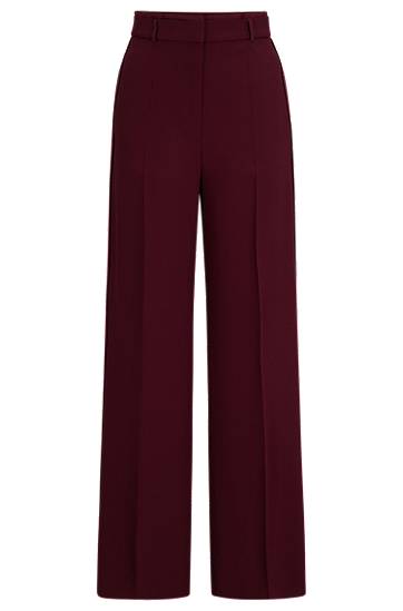 Relaxed-fit trousers with wide leg, Hugo boss