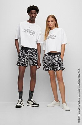 BOSS - BOSS x Keith Haring ジェンダーニュートラル グラフィックT