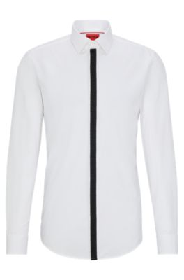 Hugo boss white deals blouse