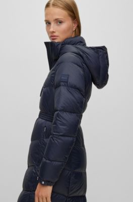 Repellent Fabric Hugo Boss Ladies Puffer Jacket Hugo Boss Gloss