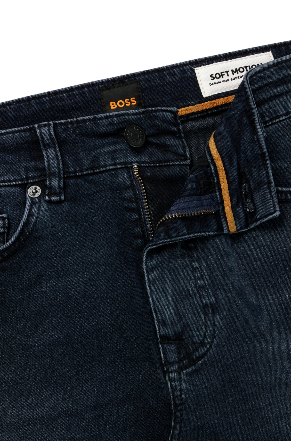 BOSS - Slim-fit jeans denim super-stretch in dark-blue