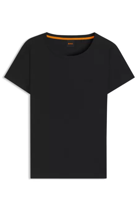Slim-fit T-shirt in cotton with logo detail