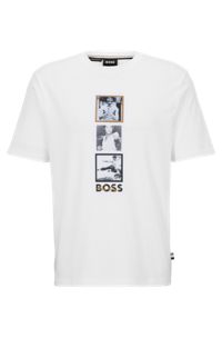Футболка унисекс BOSS x Bruce Lee с особым рисунком, Белый