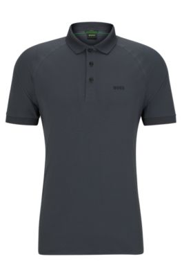 BOSS Slimfit polo shirt in structured jersey