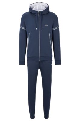 Hugo boss cheap navy tracksuit