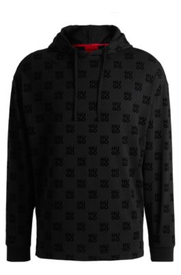 Hugo boss slim fit on sale hoodie