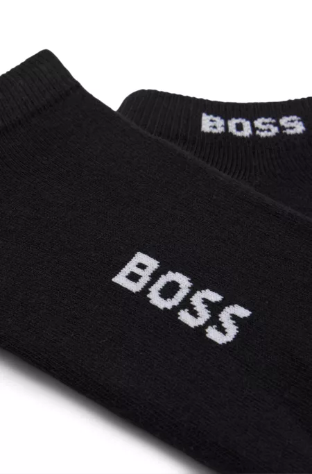 Two-pack of cotton-blend ankle-length socks