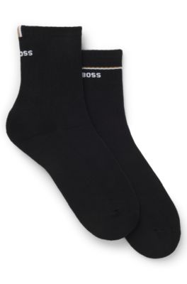 BOSS - ソックス2足セット クオーターレングス ロゴディテール
