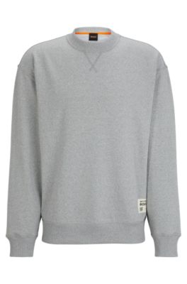 BOSS - Relaxed-fit sweatshirt with logo print