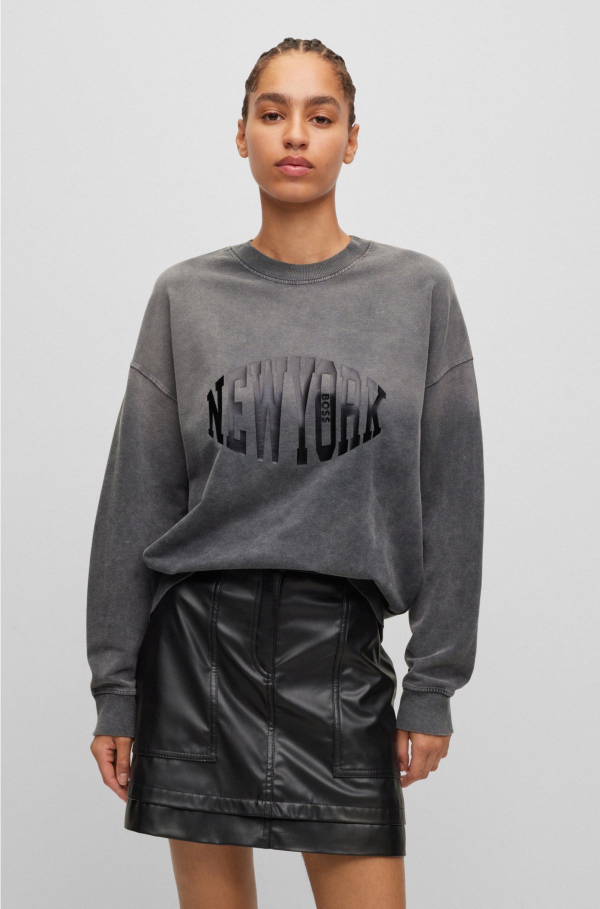 Sweatshirt Brandy Melville Black size XS International in Cotton