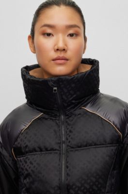 BOSS BOSS x Alica Schmidt puffer jacket with zip-off sleeves Black
