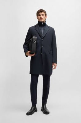 極美品✨️ヒューゴボス スーツ セットアップ ゼニア ストライプ