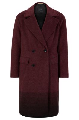 Hugo boss double breasted shop coat