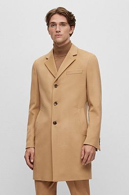 Hugo boss deals wool coat mens