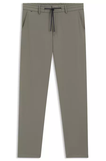 Slim-fit performance-stretch trousers