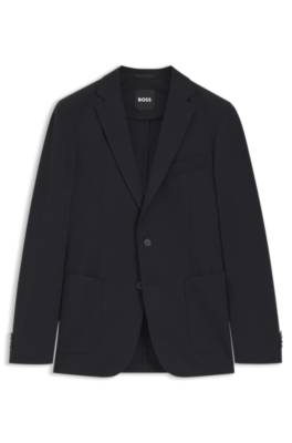 Slim-fit jacket in performance-stretch jersey 4