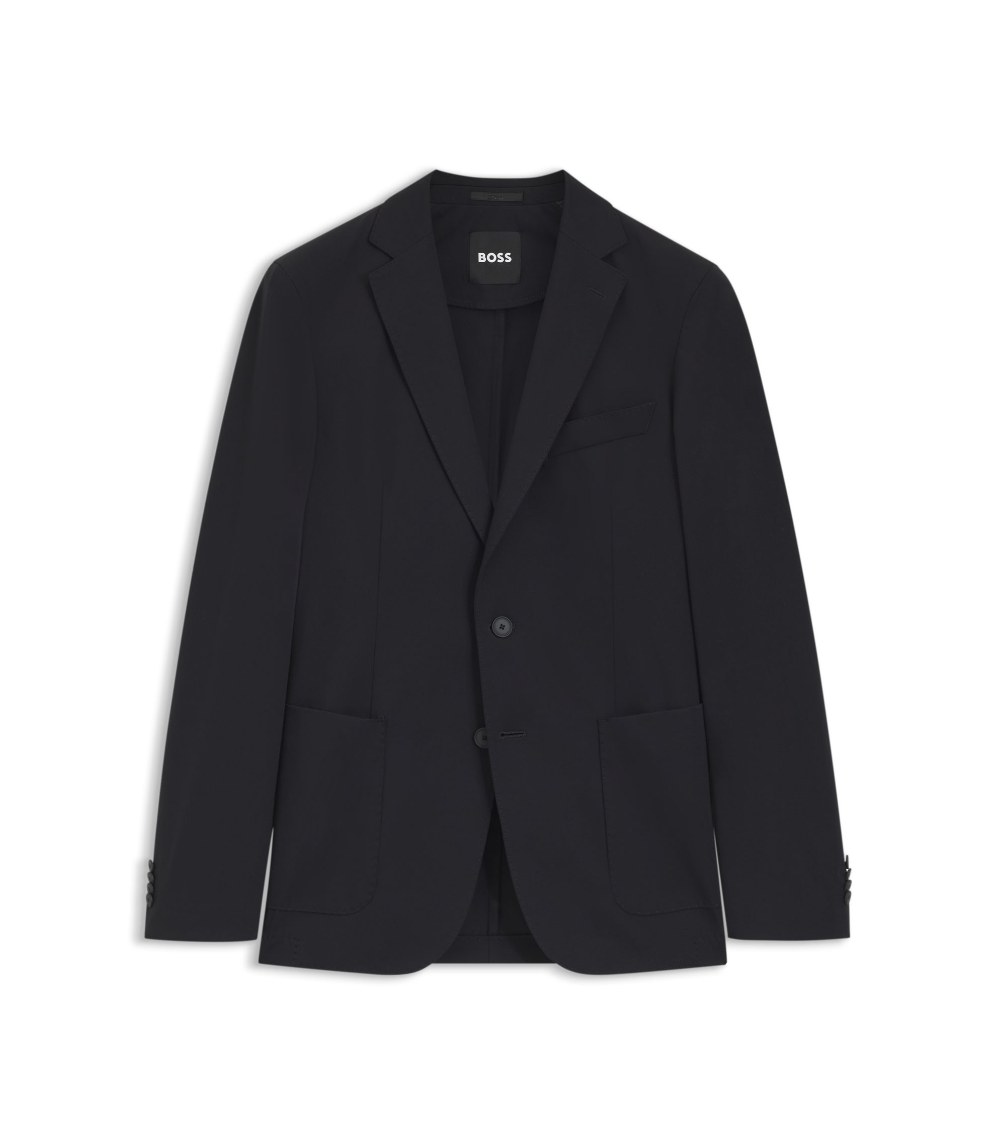新品 BOSS ウォーターリペレントパフォーマンスストレッチスリムジャケット BOSS - スリムフィットジャケット パフォーマンスストレッチジャージー