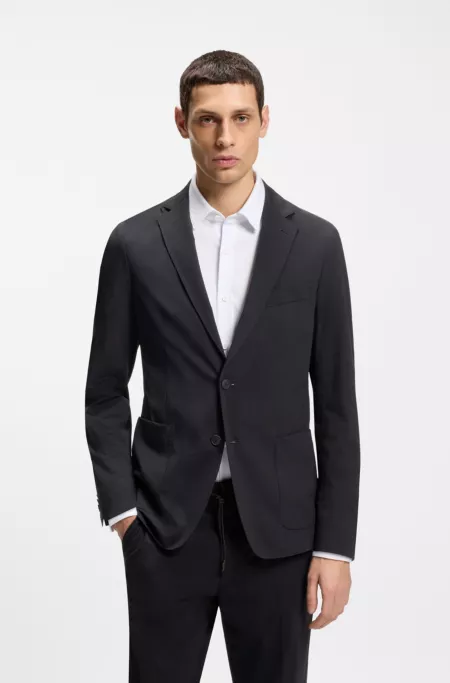 Veste Slim Fit en jersey stretch performant