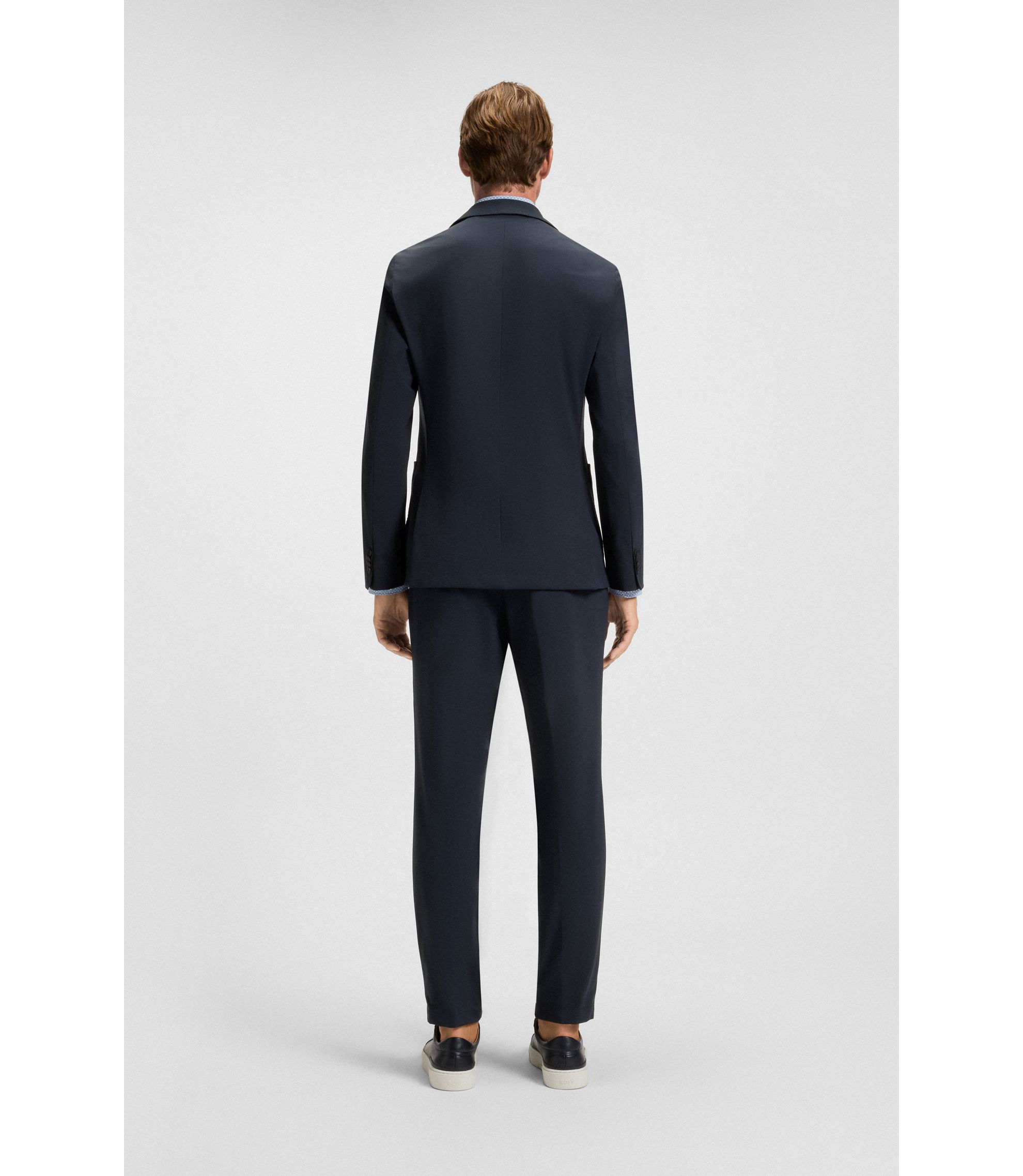どっくん　HUGO BOSS ブルー レザージャケット どっくん HUGO BOSS ブルー レザージャケット どっくん様専用