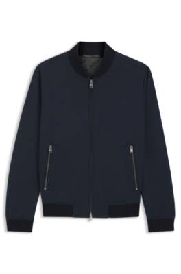 Slim-fit jacket in performance-stretch jersey 1