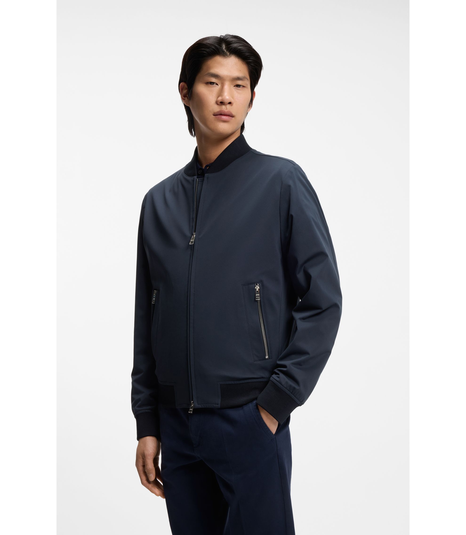 BOSS - スリムフィットジャケット パフォーマンスストレッチジャージー