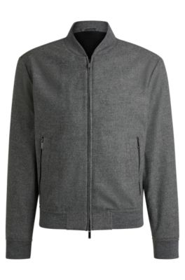 HUGO BOSS スリムフィットジャケット　ジップアップインナー BOSS - スリムフィットジャケット パフォーマンスストレッチ