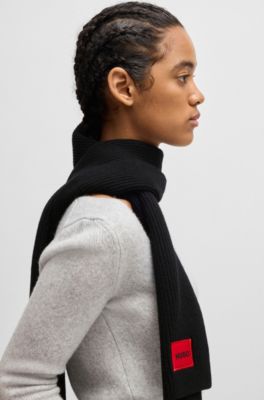 Scarves in Black by HUGO BOSS | Women