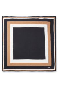 Foulard en pure soie à imprimé numérique, Fantaisie