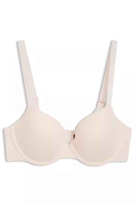 Soutien-gorge à armatures en jersey stretch avec bretelles logotées