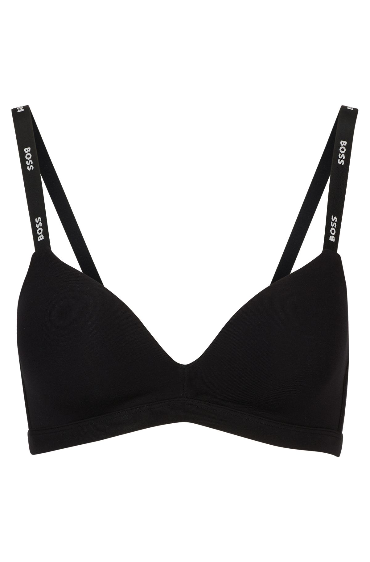 Buy Calvin Klein women plain padded bra black Online