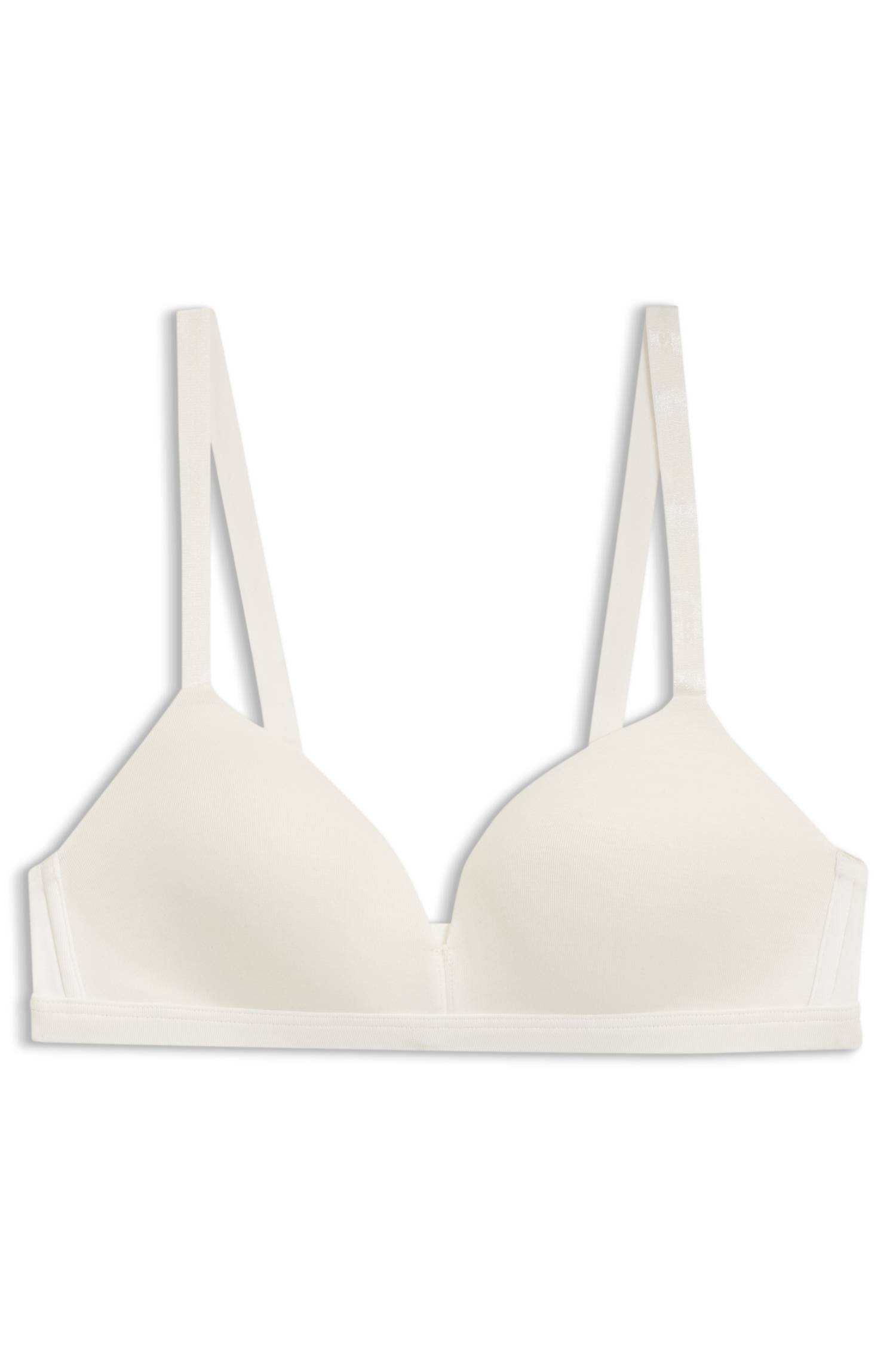 Boss Stretch-jersey triangle bra with logo straps bh dam – bild 4