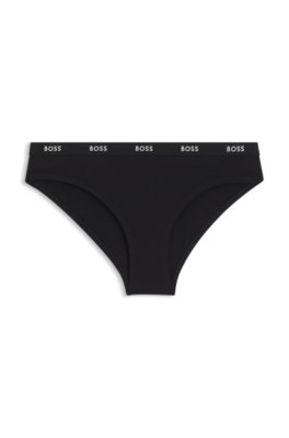 Boss Stretch-jersey briefs with logo waistband dam – bild 2
