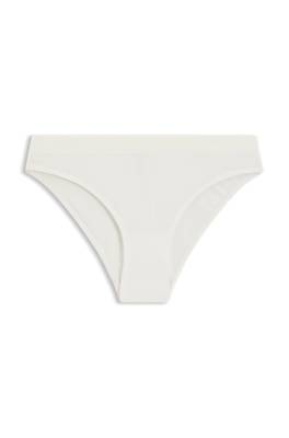 Stretch-jersey briefs with logo waistband 1