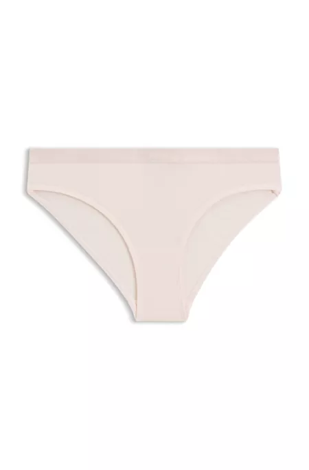 Stretch-jersey briefs with logo waistband